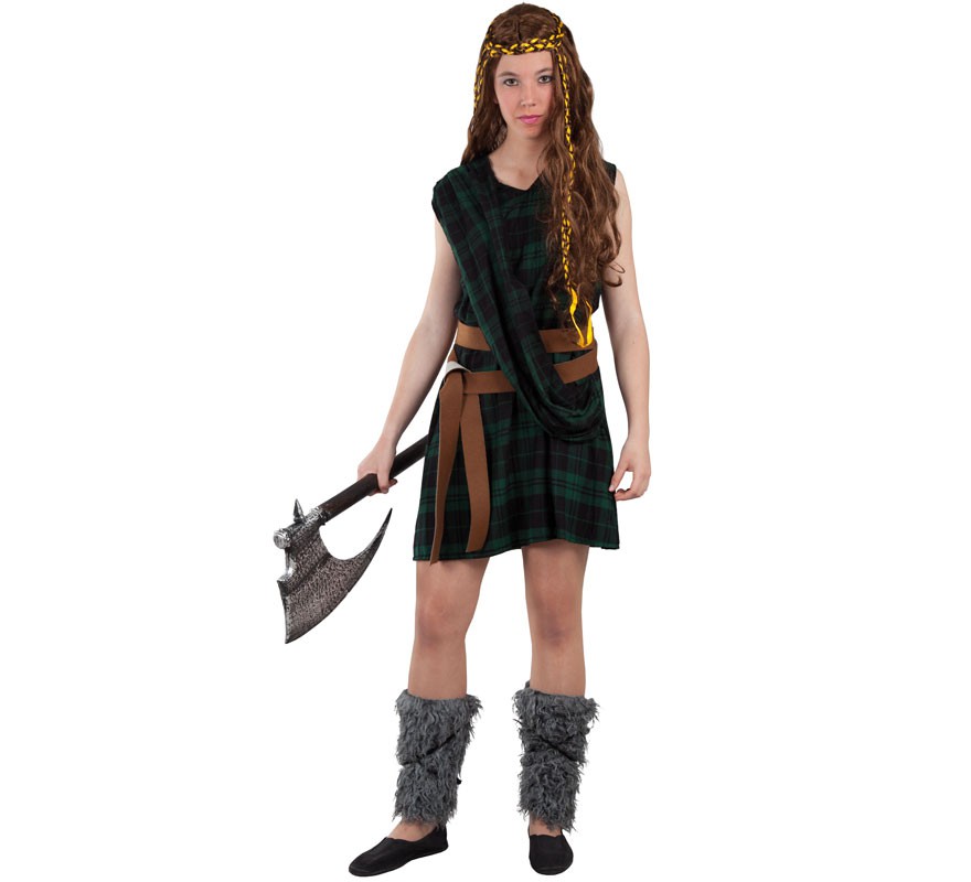 Scottish Warrior Costume for Women