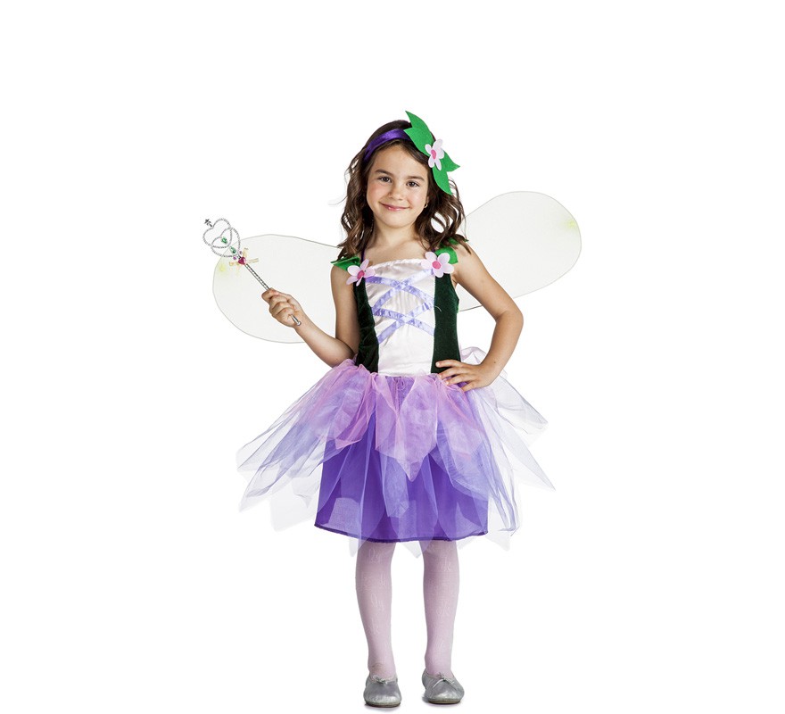 Fato de fada flor para menina