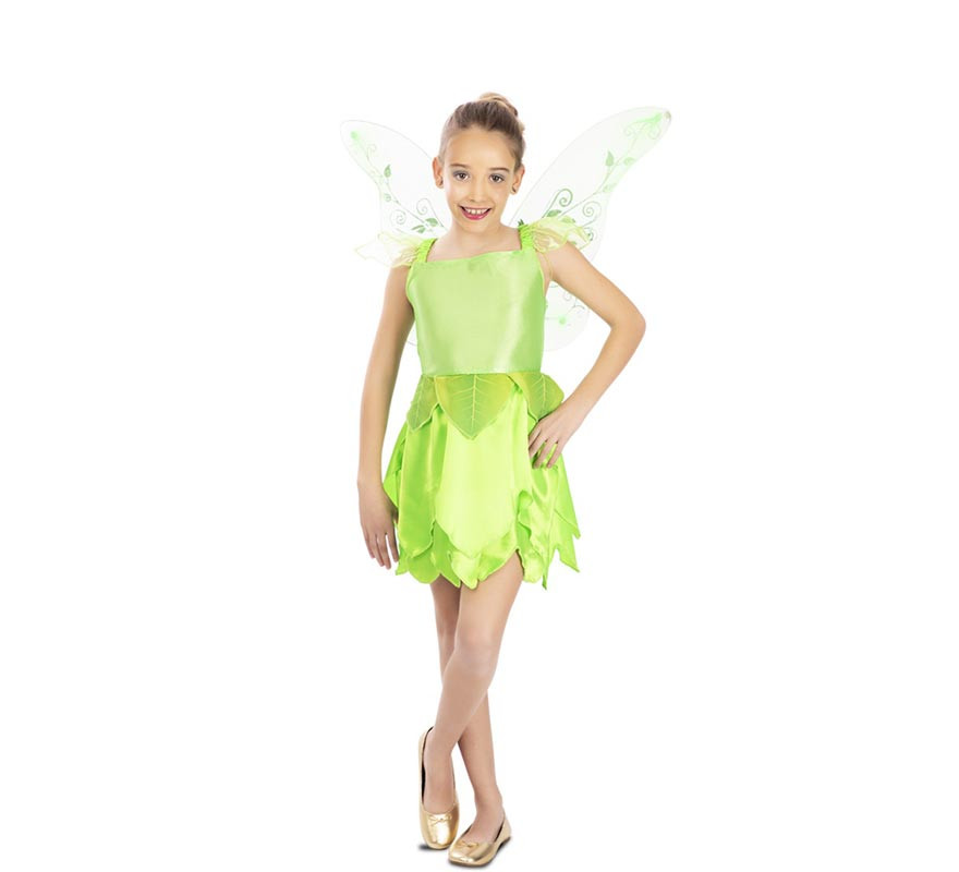 Fato de fada verde para menina