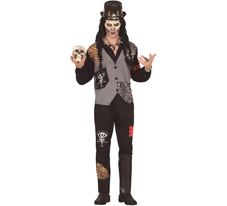 Voodoo Skull Wizard Costume for Men Voodoo Skull Wizard Costume for Men