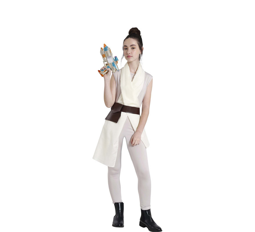 White Galactic Heroine Costume for Teens White Galactic Heroine Costume for Teens
