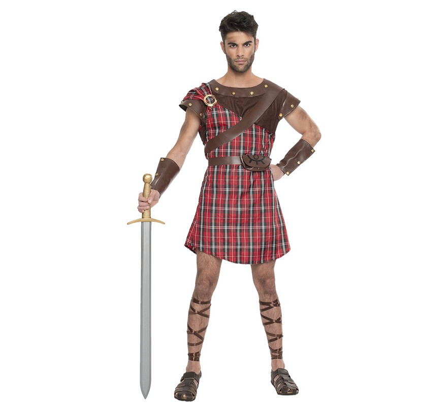 Red Scottish Highlander Costume for Men Red Scottish Highlander Costume for Men