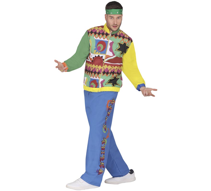 Fato masculina de hip hop dos anos 80