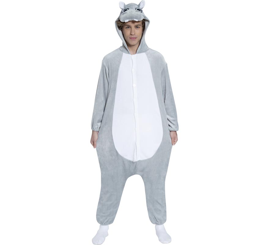 Fato de hipopótamo para homem