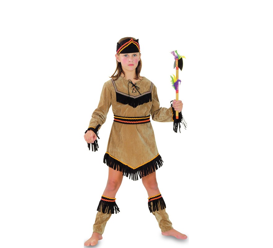 India costume with fringes for girls