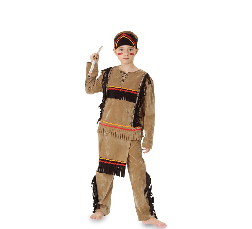Indian costume with fringes for children