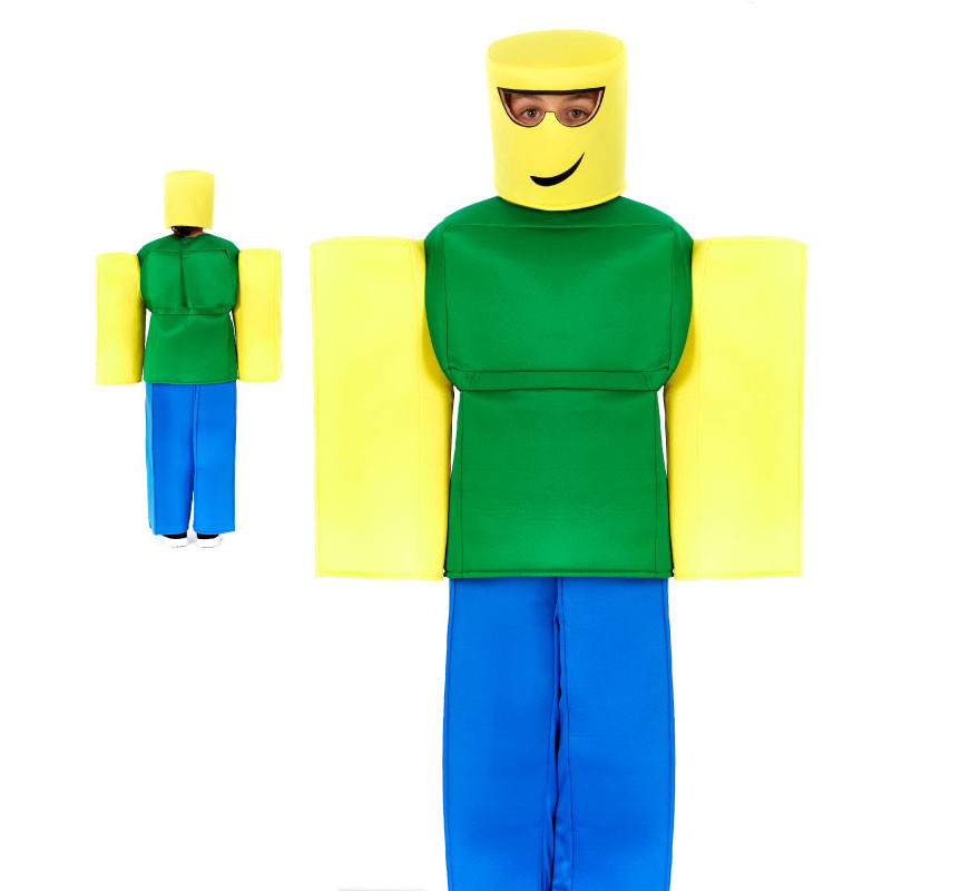 Fato de jogador quadrado amarelo e verde para criança