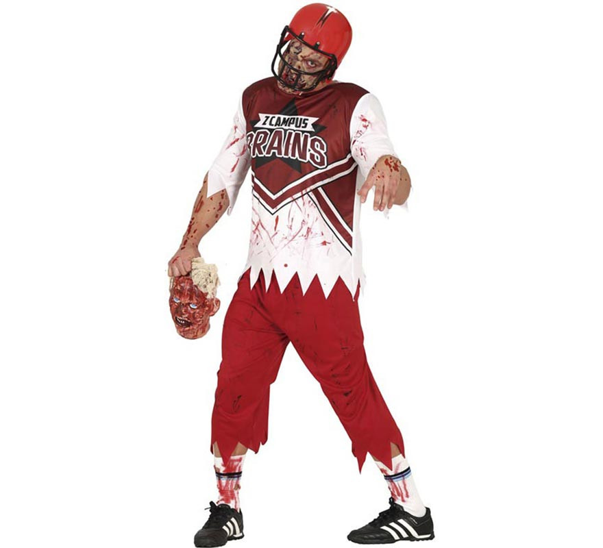 Zombie Rugby Player Costume for Men