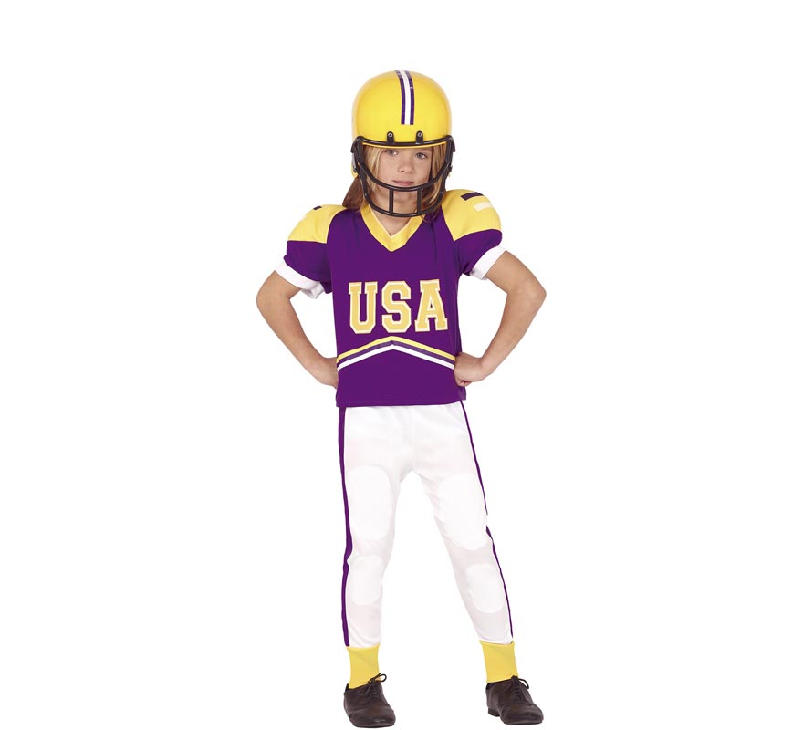 Fato de jogador de futebol americano para menino