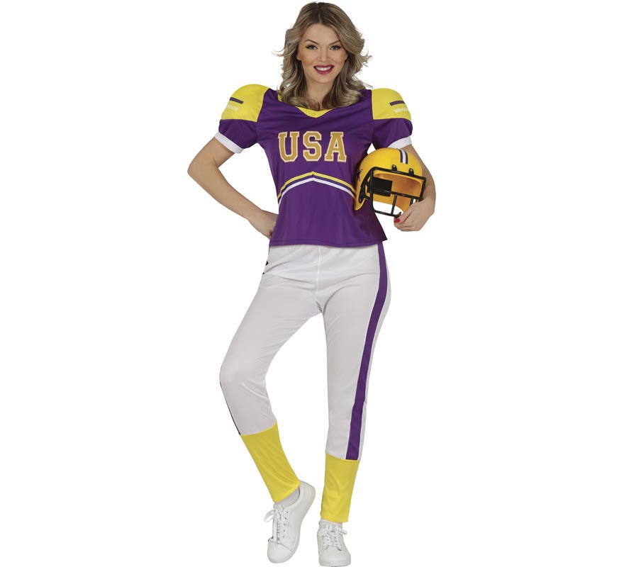 Fato de jogador de rúgbi feminino