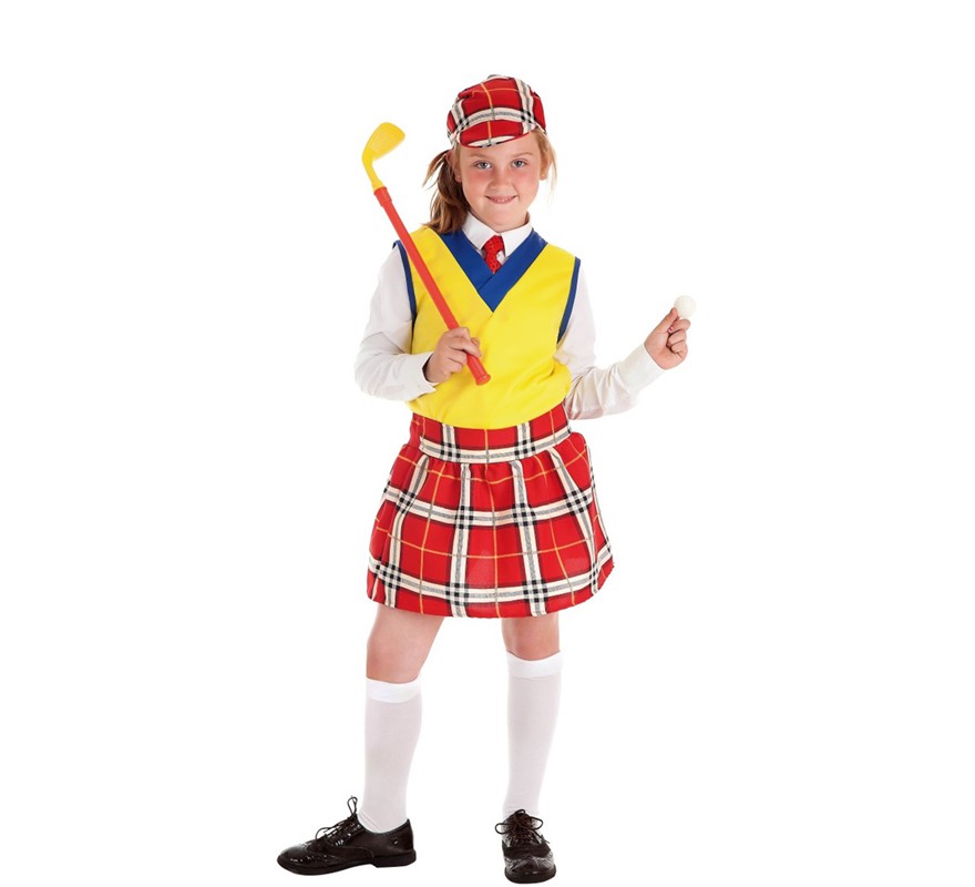 Fato de jogador de golfe para menina