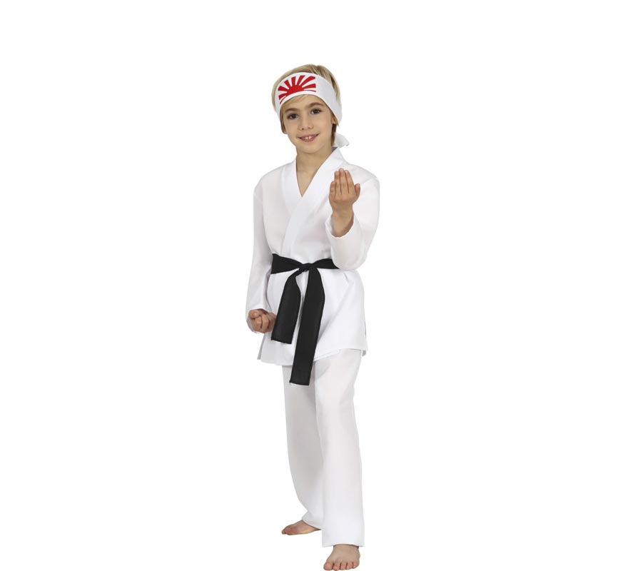 White Karate Costume for children