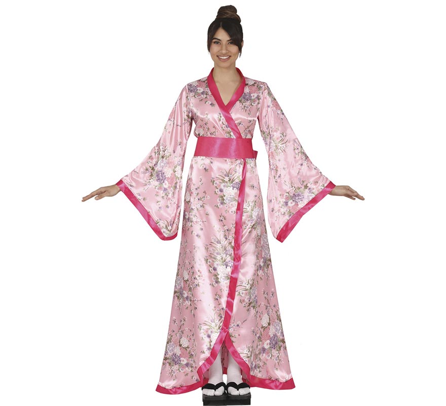 Fantasia de quimono japonês para mulheres