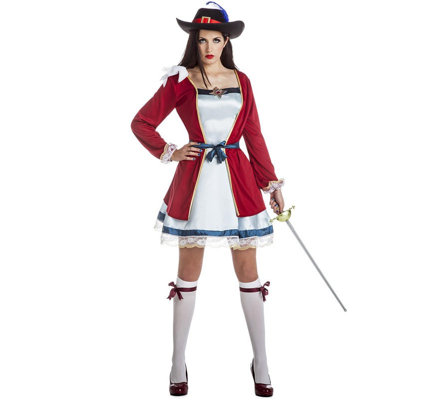 Fato de senhora mosqueteira para mulher