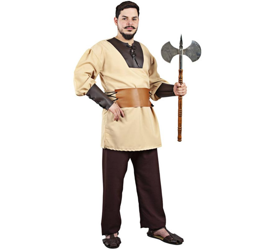 Medieval Lumberjack Costume with Belt for Men Medieval Lumberjack Costume with Belt for Men