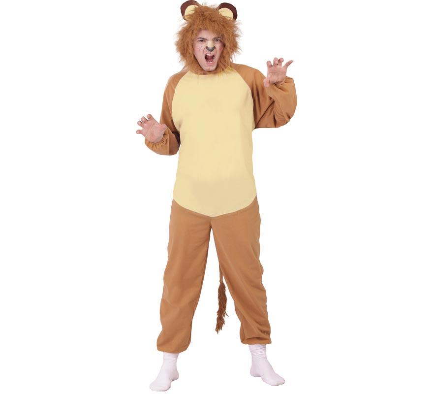 Fato de leão para homem