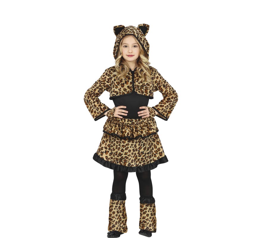 Fantasia de leopardo para menina