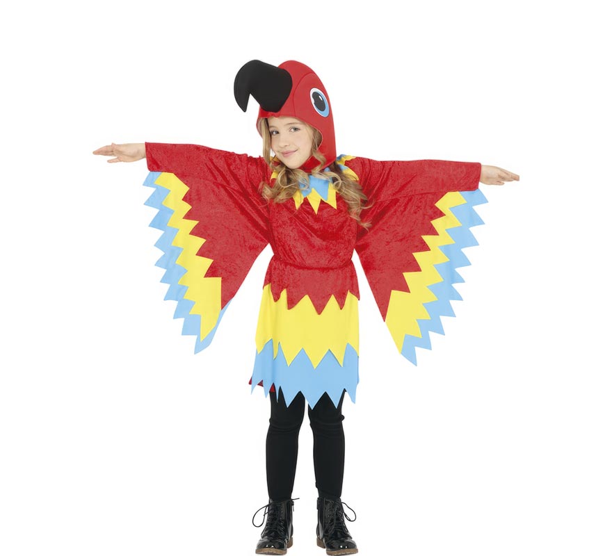 Red Parrot Costume for Girl