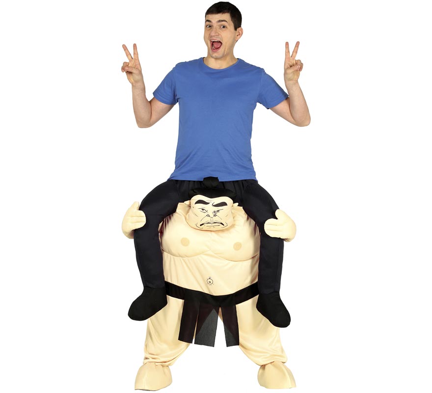 Fato de lutador de sumô nos ombros para adulto