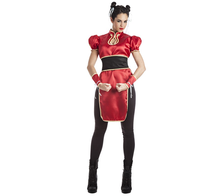 Fato de lutador oriental para mulher