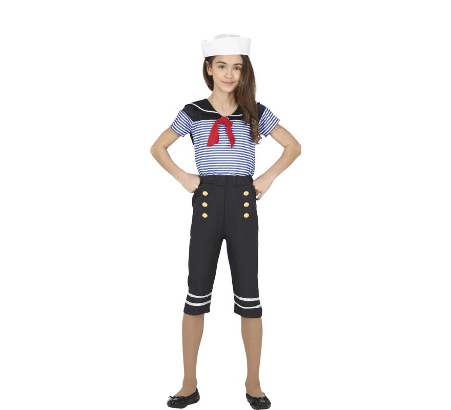 Fantasia de menina Marinera Grumete