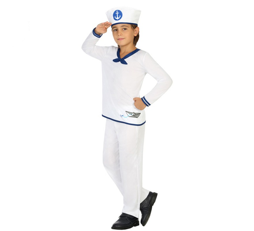 Sailor costume with anchor for children