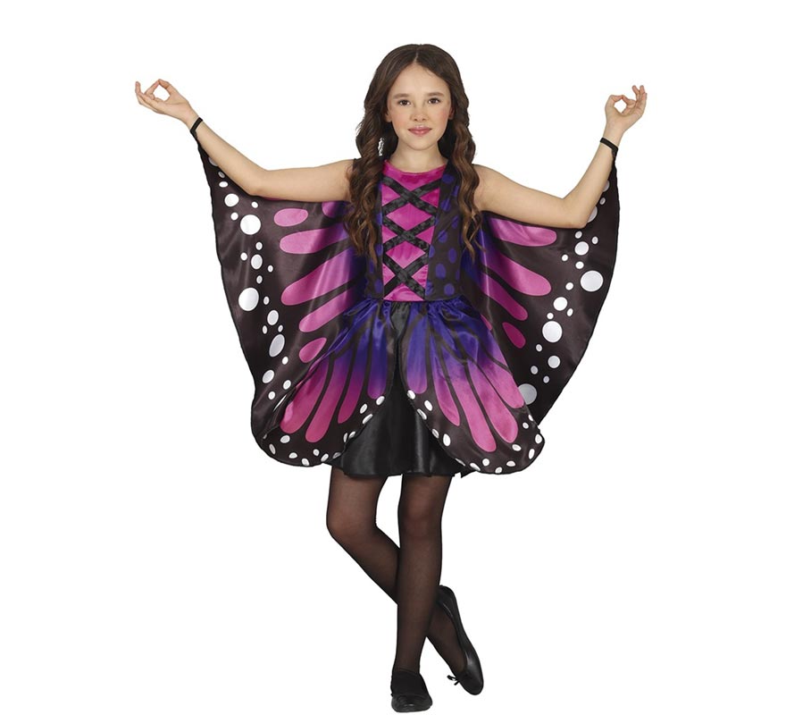 Fato de borboleta roxa para menina