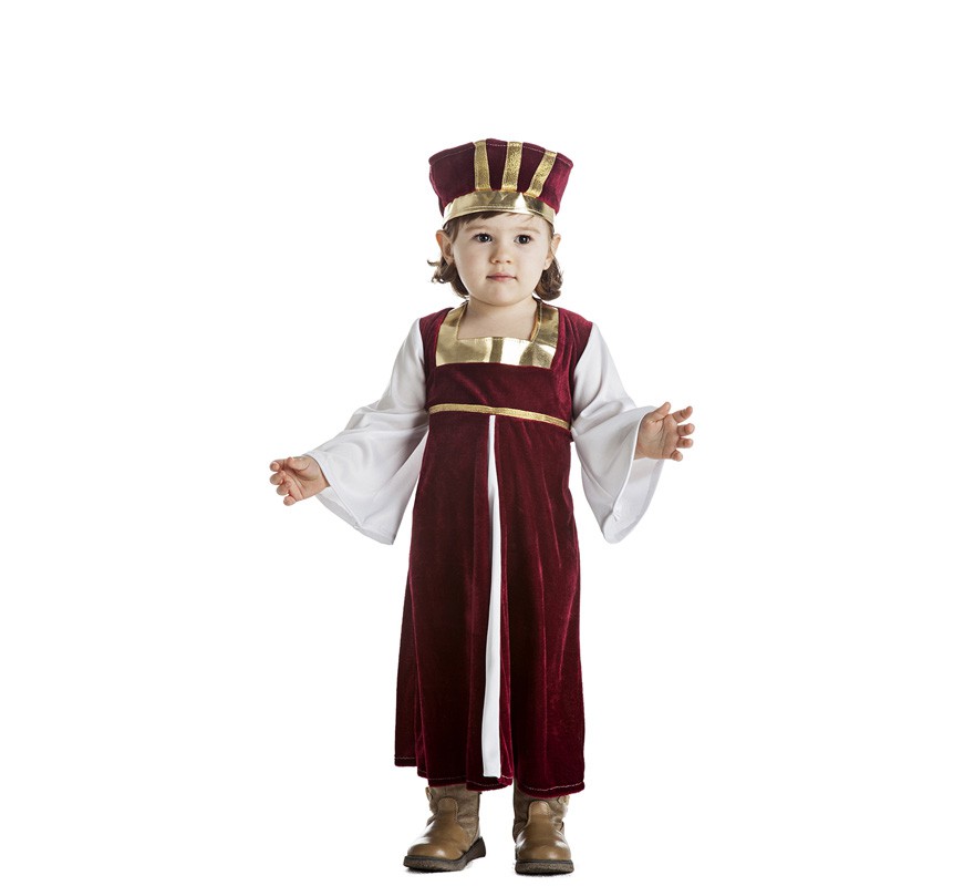 Fato medieval para menina e bebê Fato medieval para menina e bebê