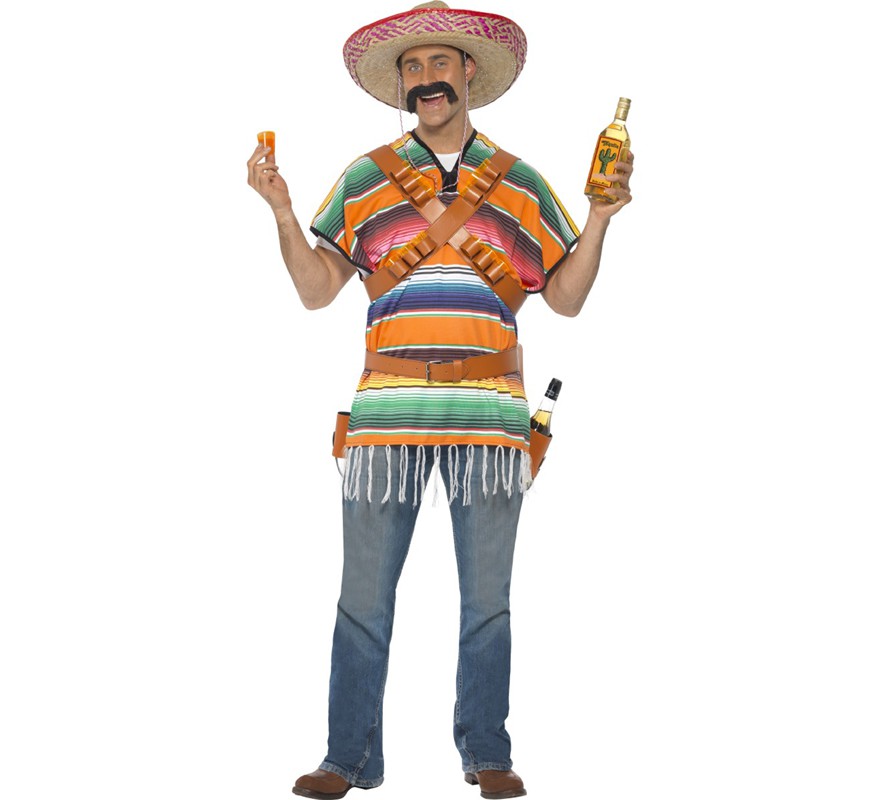 Fato de Tequila mexicana para homem