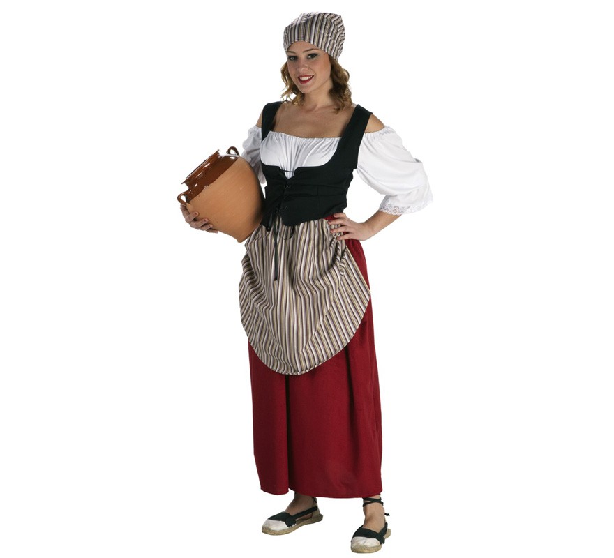 Medieval innkeeper costume for women Medieval innkeeper costume for women