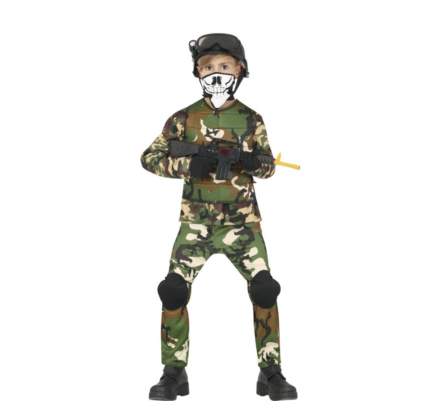 Fato militar de elite infantil