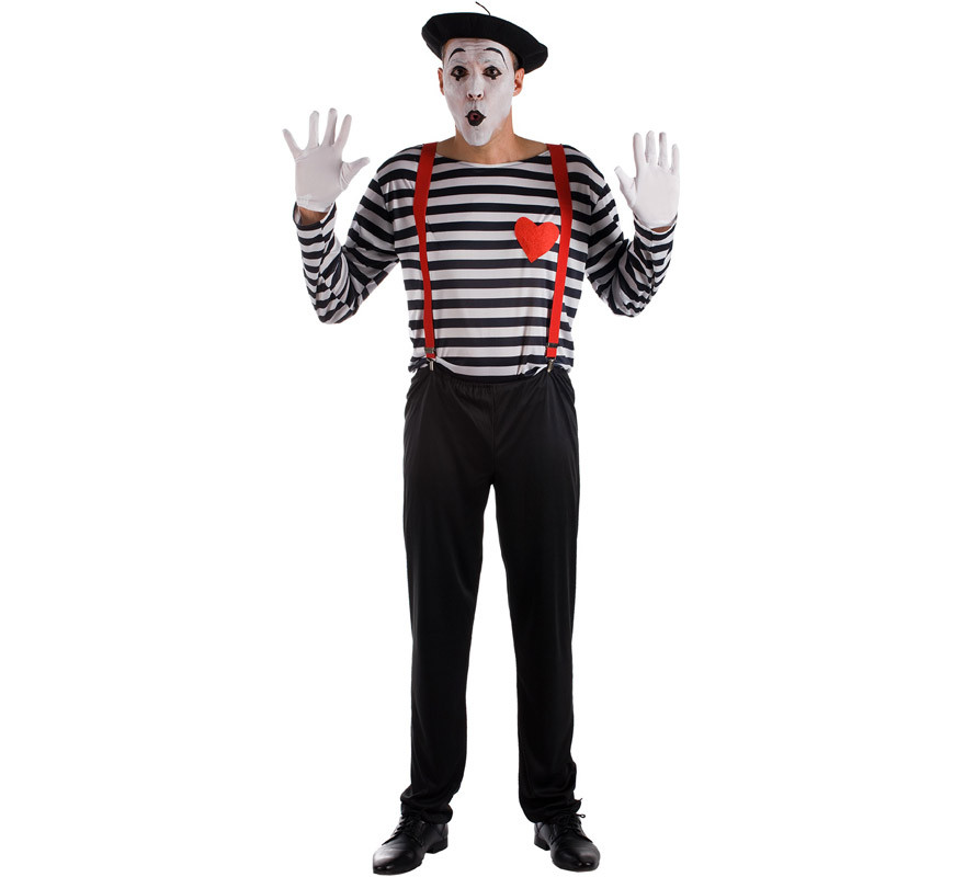 Mime costume for men