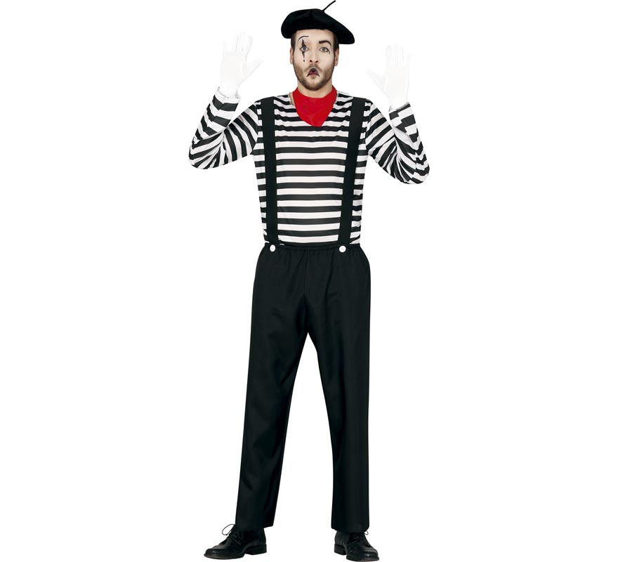 Parisian Mime Costume for Men Parisian Mime Costume for Men