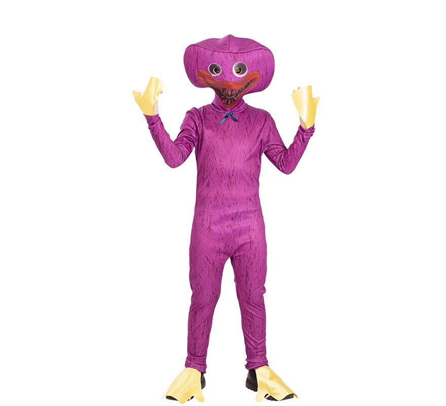 Fato de monstro do abraço rosa para menina Fato de monstro do abraço rosa para menina