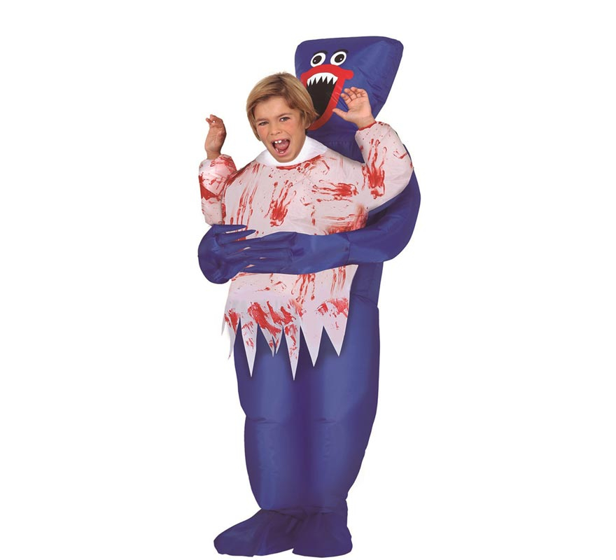 Inflatable Blue Hug Monster Costume for Kids Inflatable Blue Hug Monster Costume for Kids