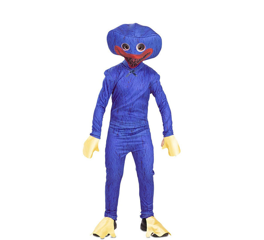 Blue Hug Monster Costume for Boys