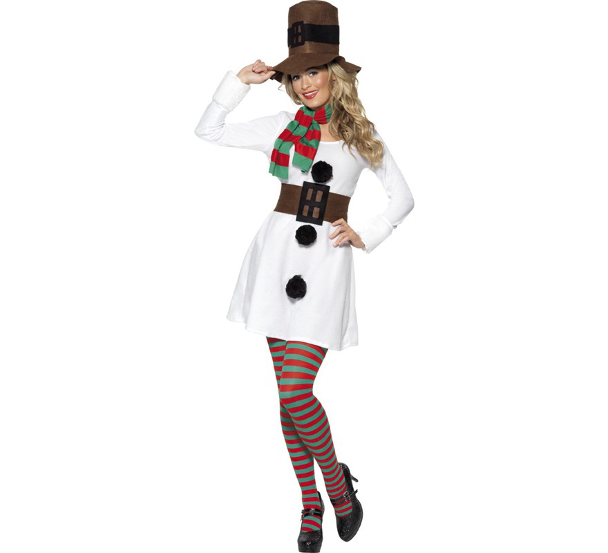 Mrs. Snowman costume for women
