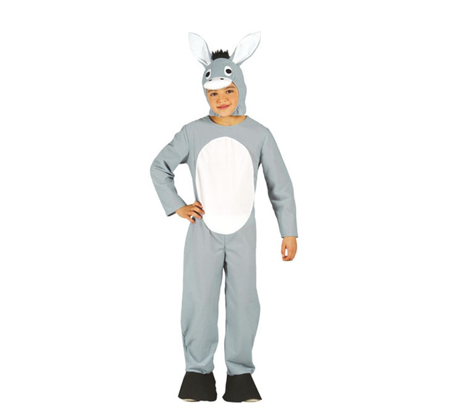 Fato de mula cinza para crianças