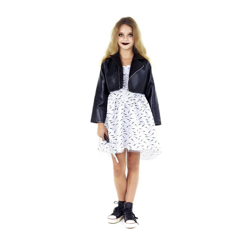 Fato de boneca sádica para menina