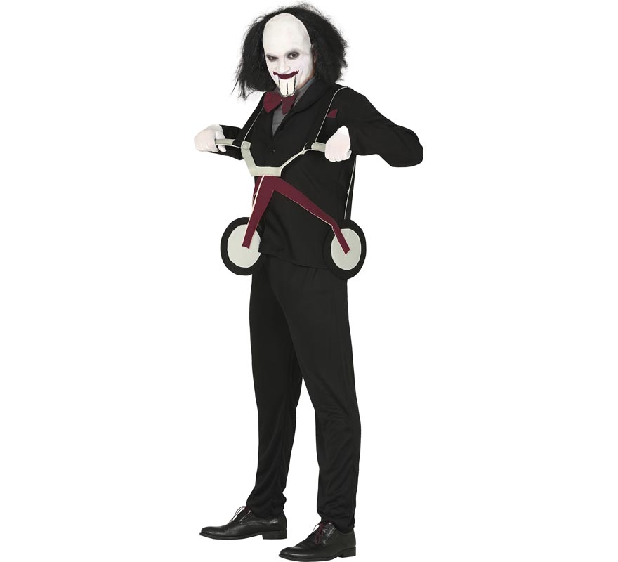 Killer Doll Costume with Tricycle for Men