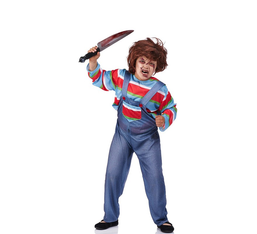 Fato de diabolical Doll para menino