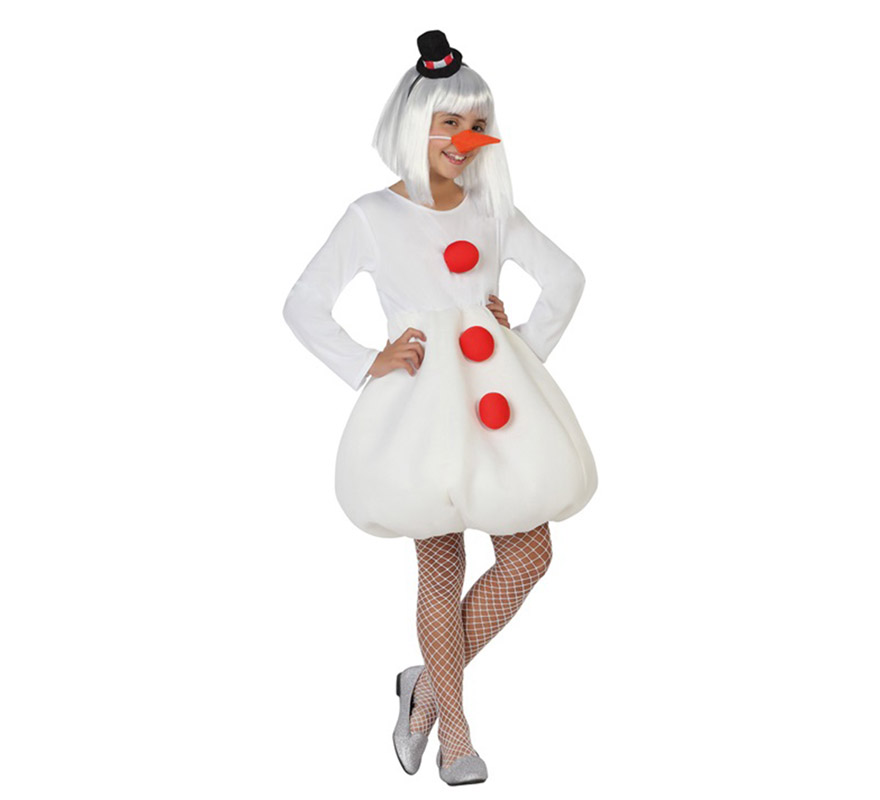 Snowman Costume for Girls
