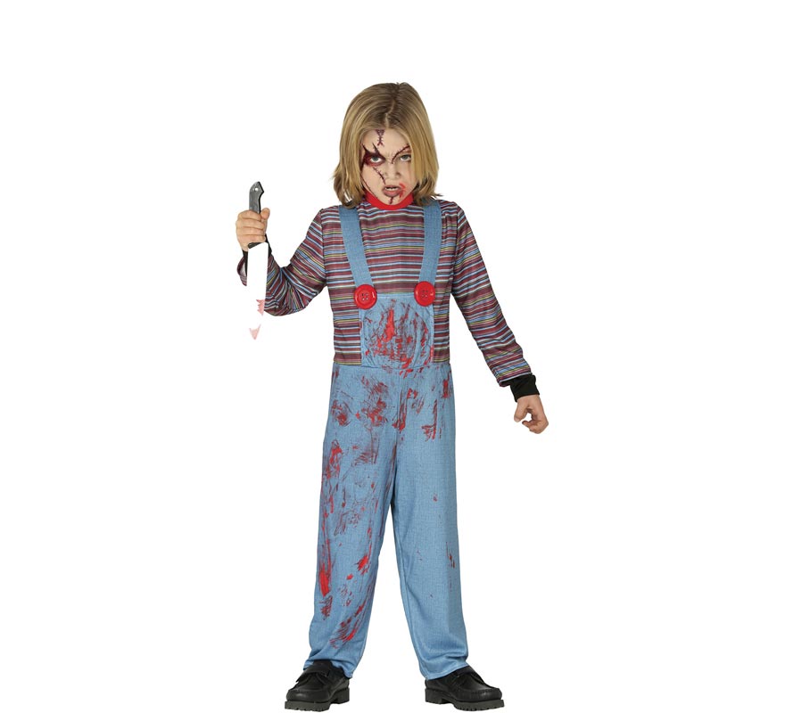 Fato de diabolical Doll para menino