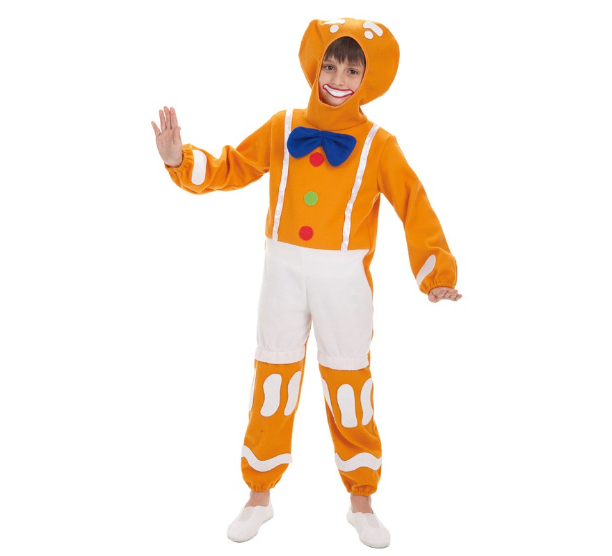 Fato de boneco de gengibre para menino Fato de boneco de gengibre para menino