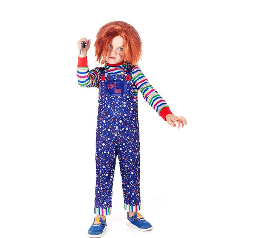 Fato de boneca assassina para bebé