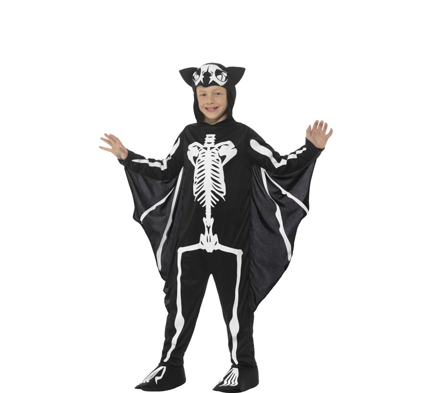 Skeleton Bat Costume for Kids