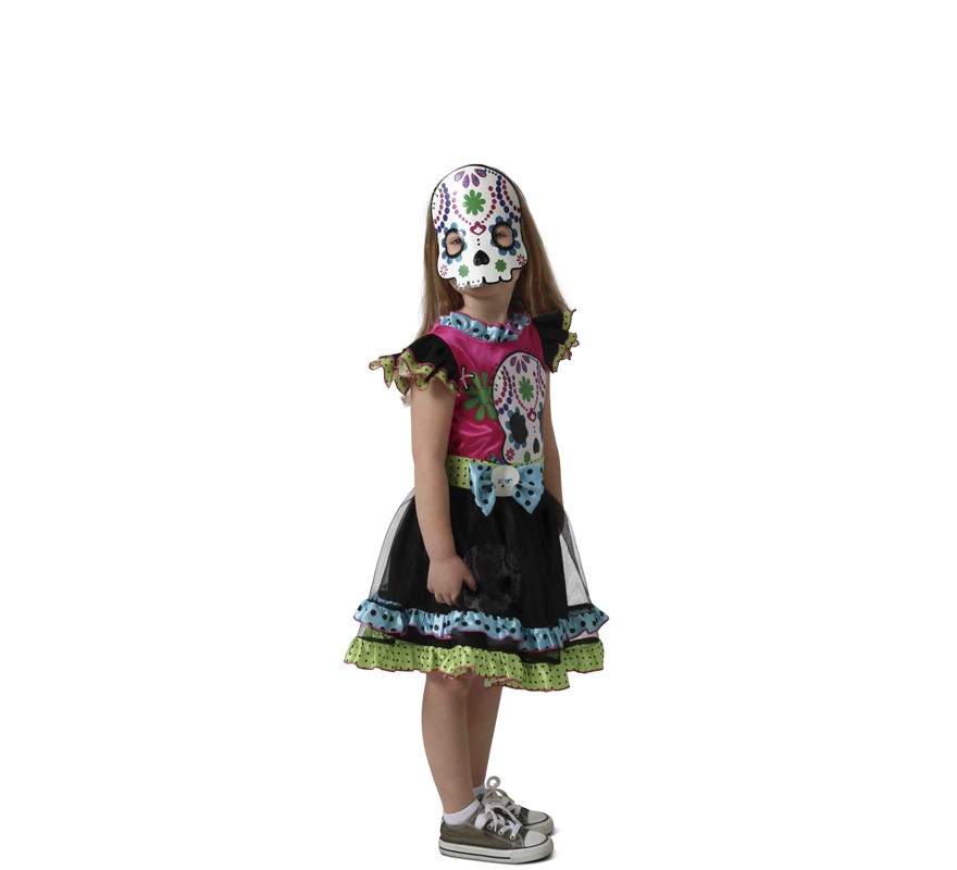 Pretty Girl Day of the Dead Costume for girls
