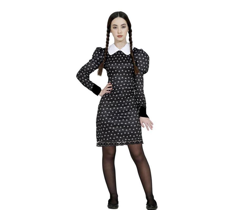 Fato de Menina Sinistra com bolinhas para adolescente