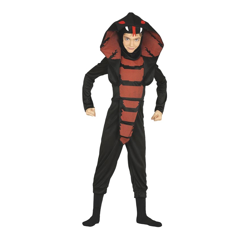Fato de cobra ninja para criança