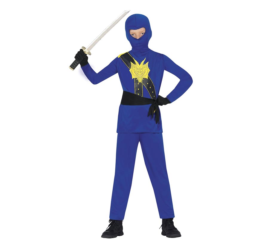Blue Ninja Warrior costume for children